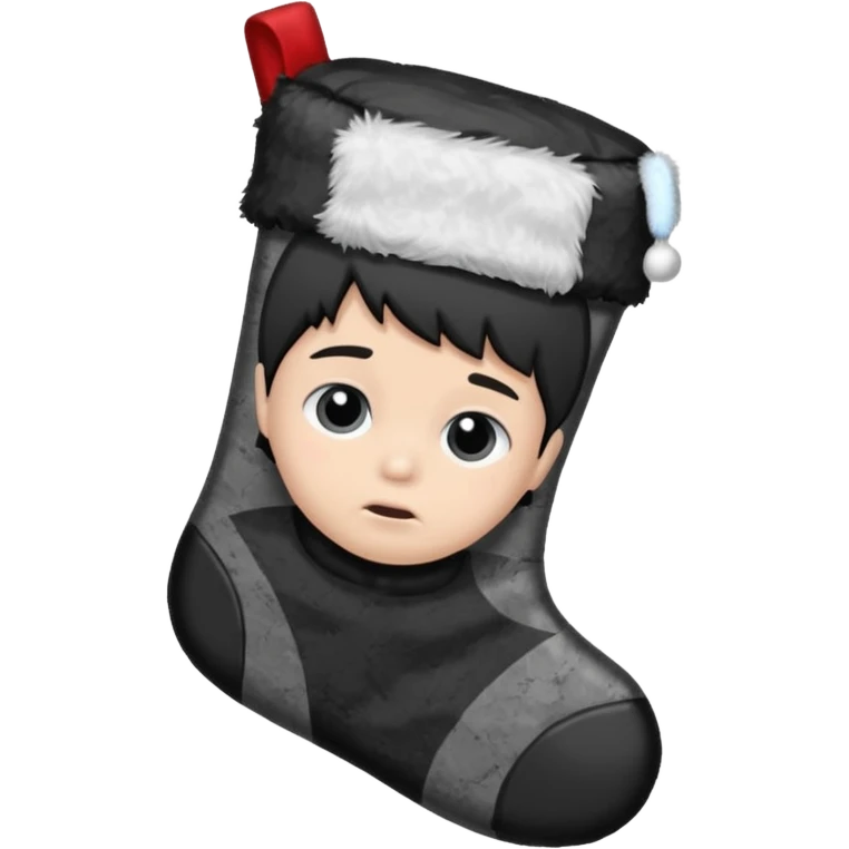 Christmas with fuel shortages, drawings for children emoji