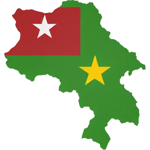 vietnam map with flag emoji