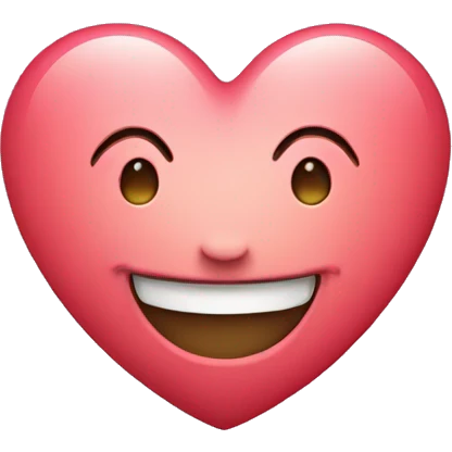 Heart with a smiling face  emoji