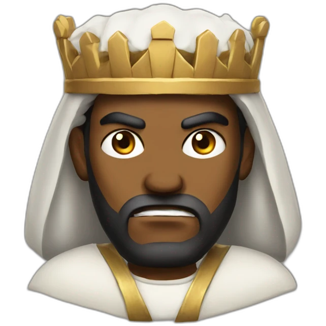 angry israelite king emoji