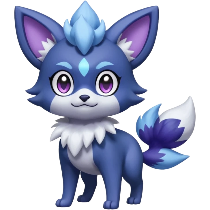 Zorua-Espurr-Meowstic-Fakémon-hybrid-creature (full body)  emoji