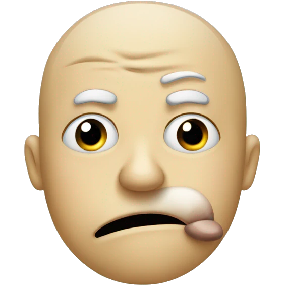 sick with snotty nose emoji