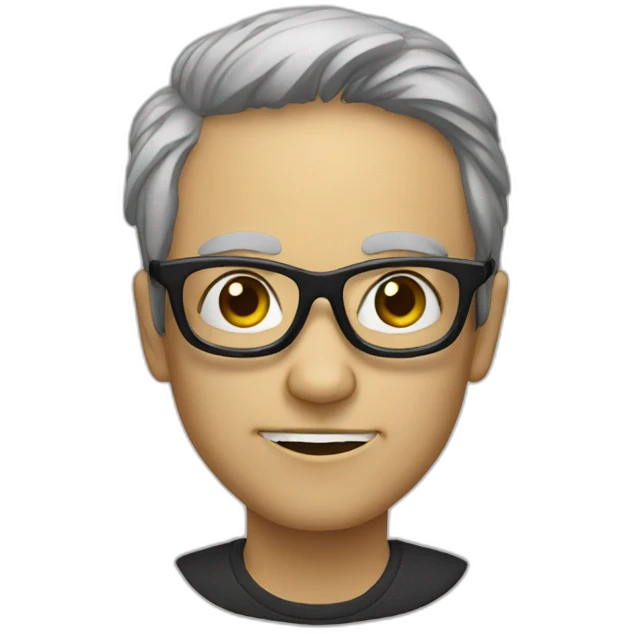 Personne avec lunette mort emoji