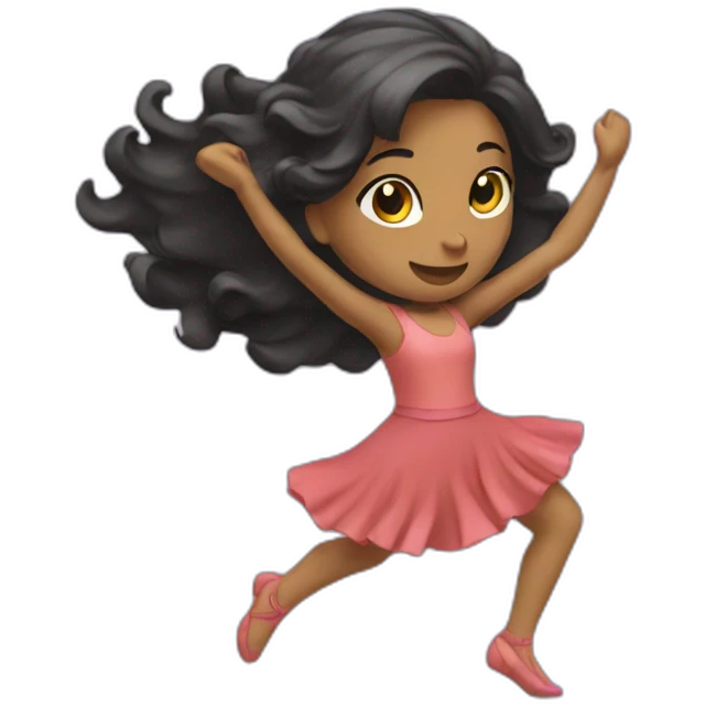 Fille qui danse emoji