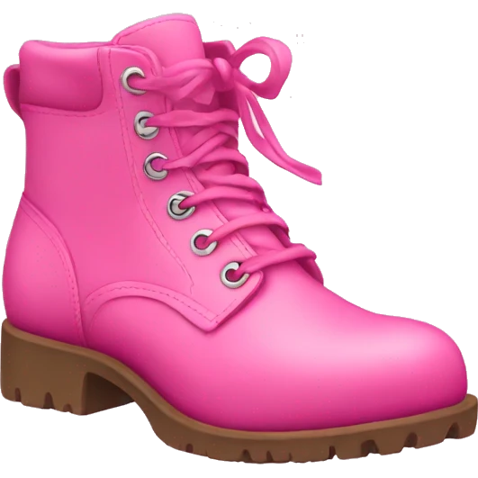 Pink boots emoji