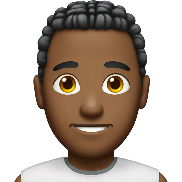 guy with cornrows emoji