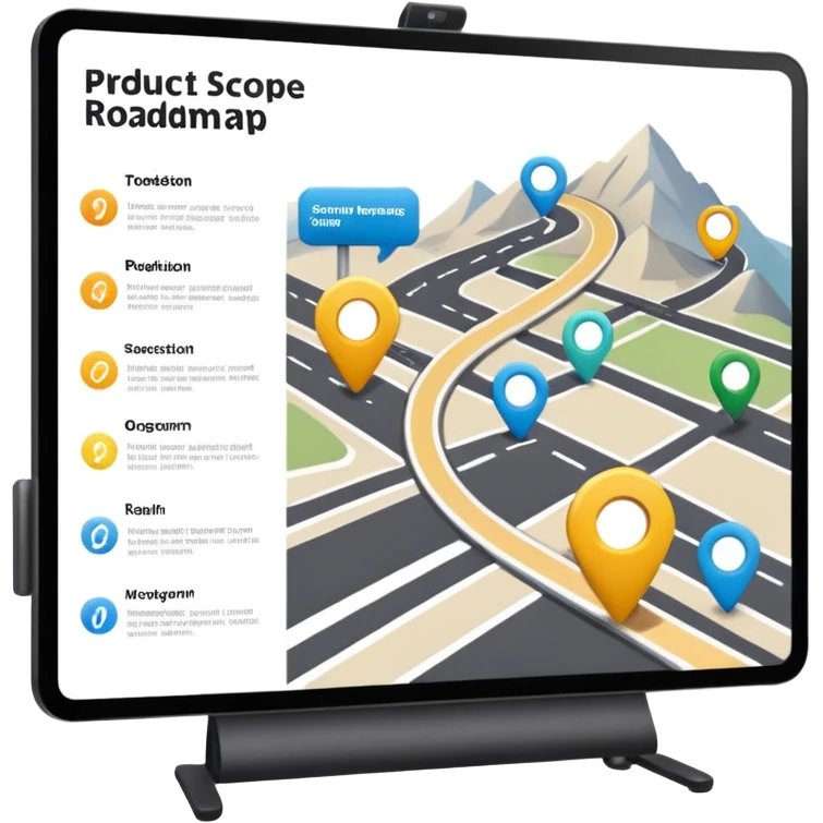 Product Scope & Roadmap for professional presentation emoji