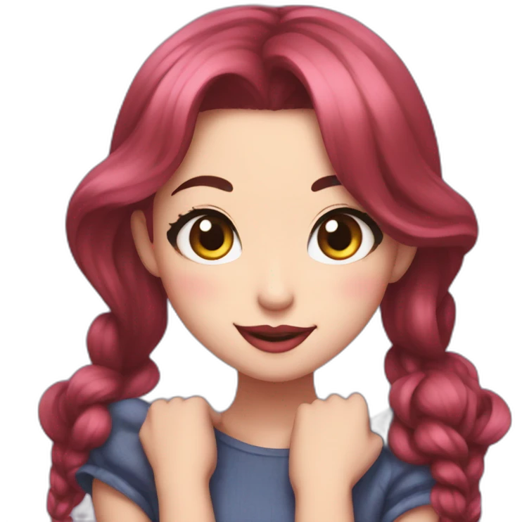 Minnie from (G)I-DLE emoji