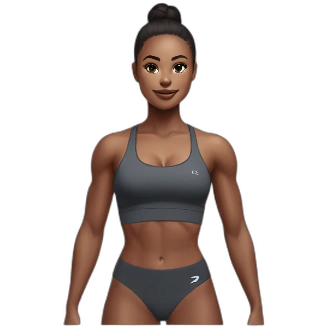fitgirl in gymshark emoji