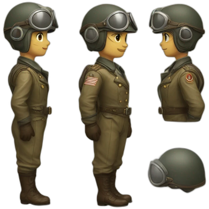 dieselpunk pilot emoji