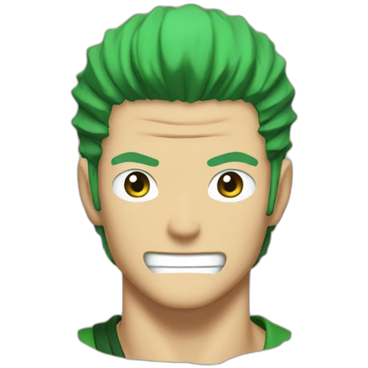 zoro one piece head emoji