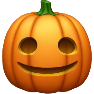 pumpkin without carving emoji