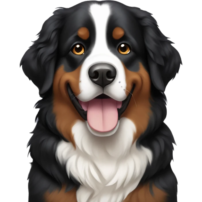 cute aesthetic bernese mountain dog emoji