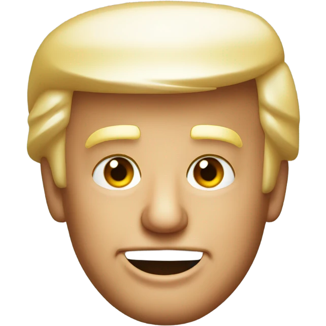 Donald trump winking emoji