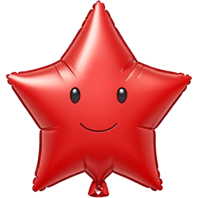 star-shaped balloon emoji