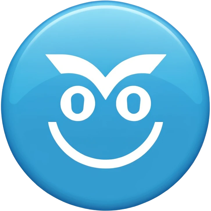 BLUE TIK TOK TICK emoji