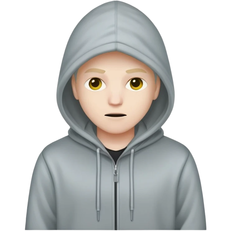 computer hacker with hoodie emoji
