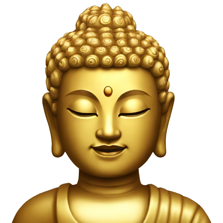Golden Buddha  emoji