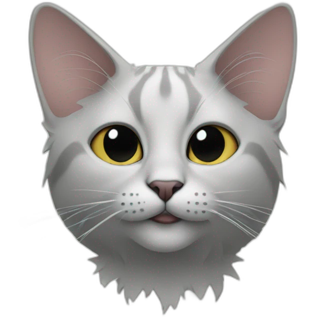 Cat fractal emoji