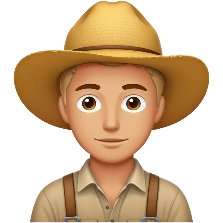 white farmer young emoji