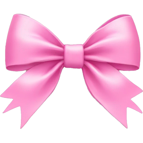 pink bow emoji
