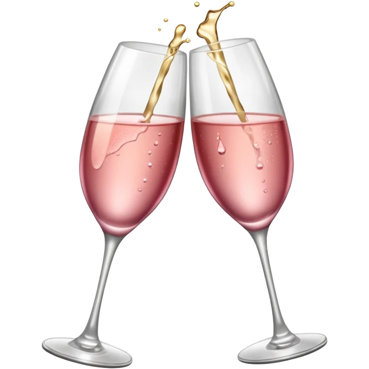 copas brindis rosa emoji
