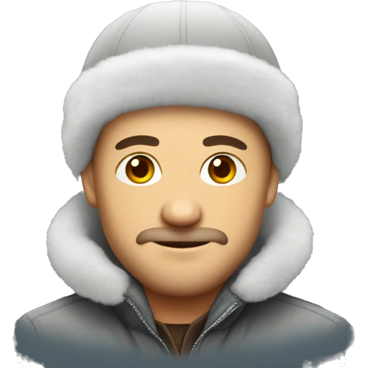 russian man in ushanka emoji