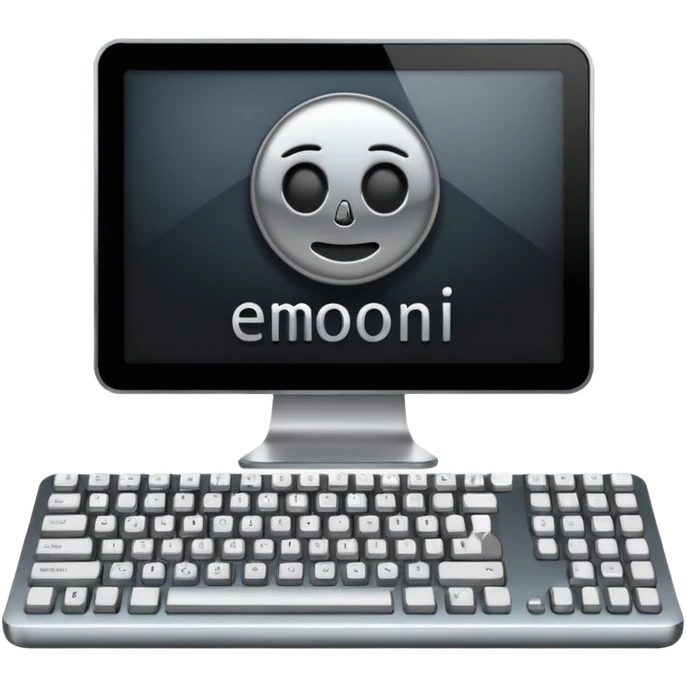 Computer evolution emoji