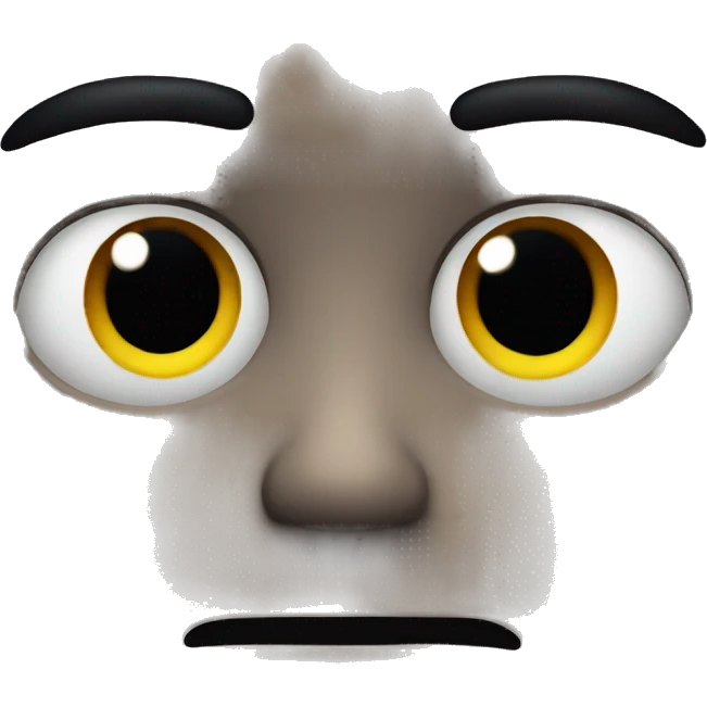 creepy staring emoji emoji