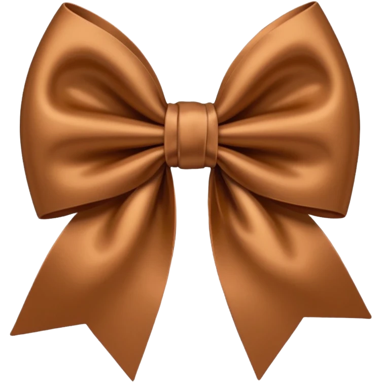 Brown bow emoji