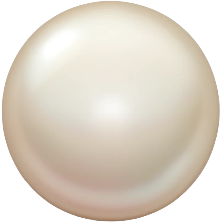 white pearls emoji
