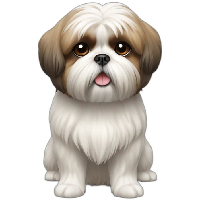 Dog Shih Tzu full-height emoji