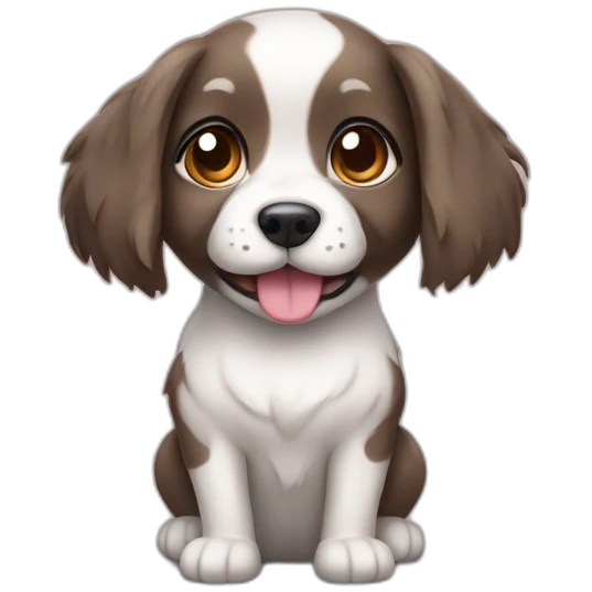 cute dog in chear emoji