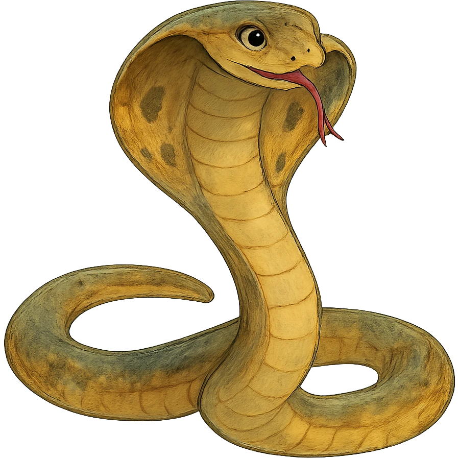 ghibli style cobra emoji