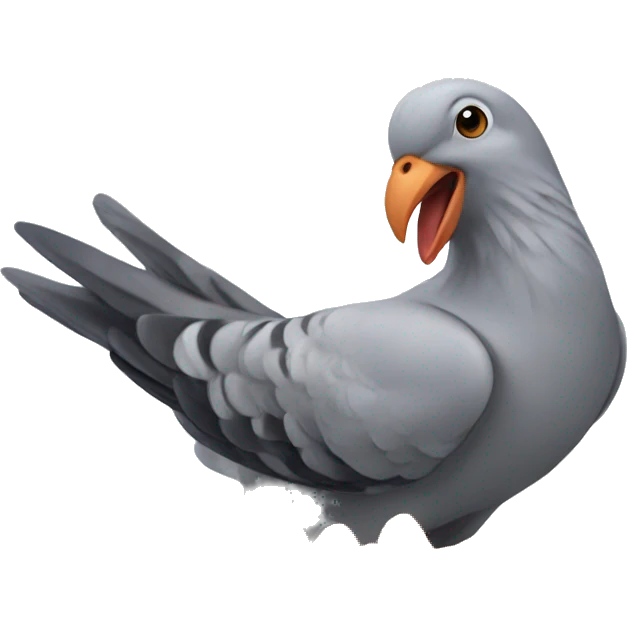 feeding pigeons emoji