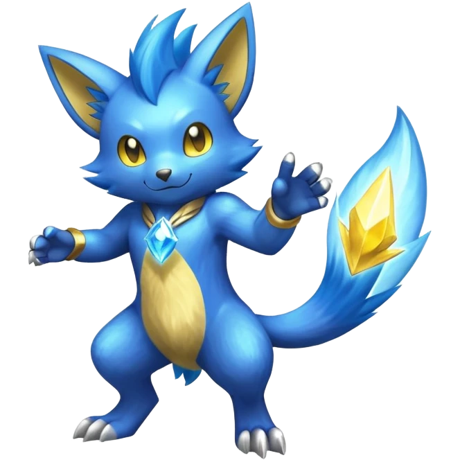  Shiny Sparkly Shinx-Manectric-Fakémon-creature emoji