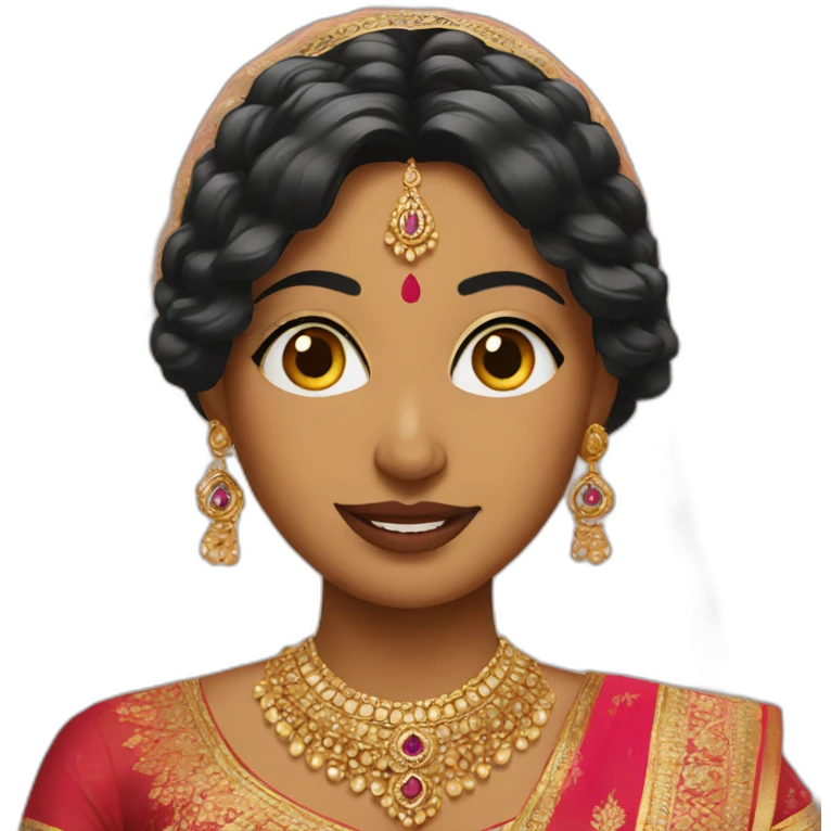 indian bride emoji