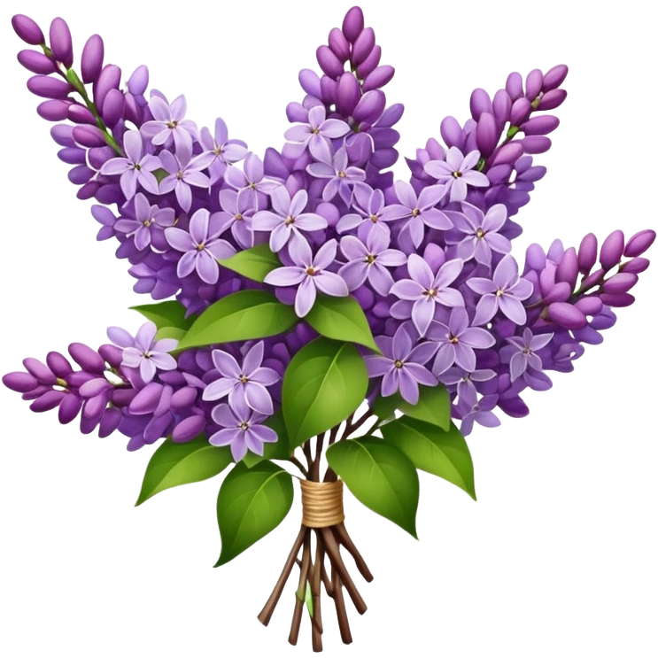 Bouquet of lilacs emoji