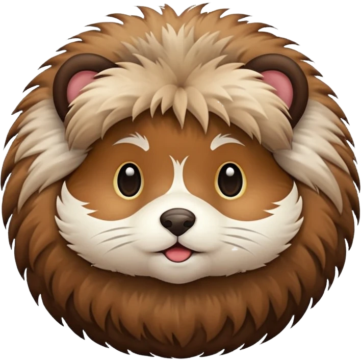 animal fur ball emoji