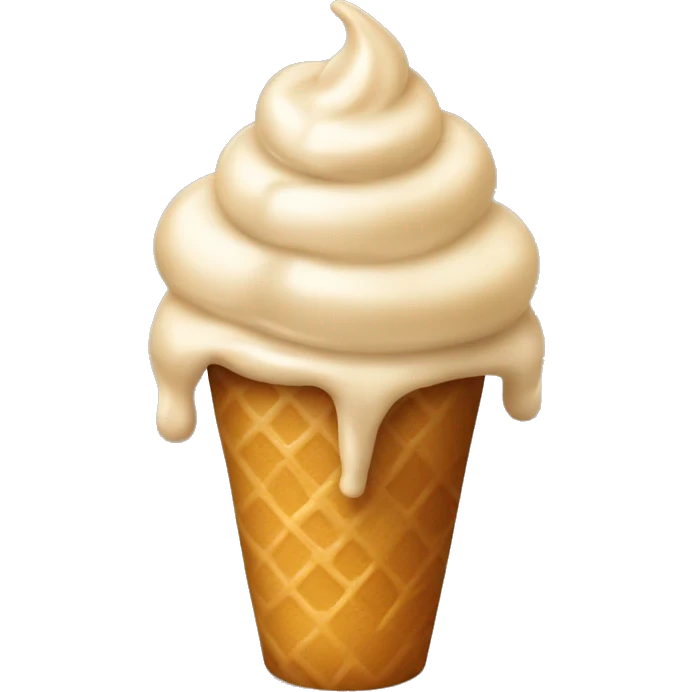 beige sundae emoji