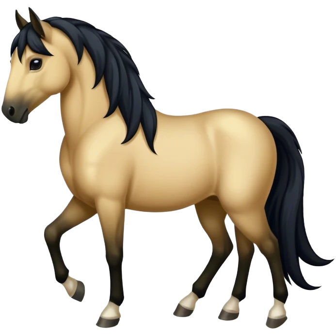 Buckskin horse  emoji