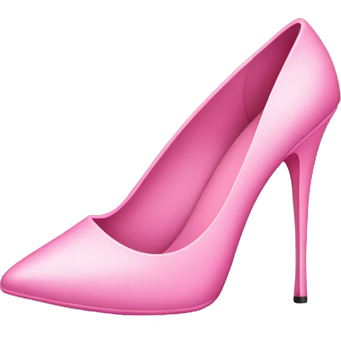 pink stiletto shoes emoji