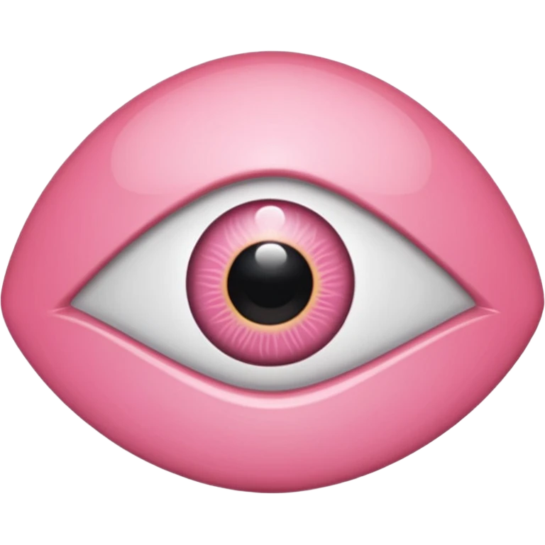 pink evil eye emoji