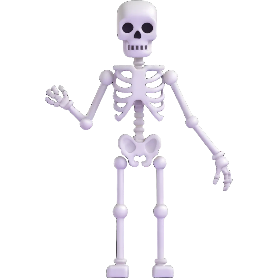 Minecraft skeleton emoji