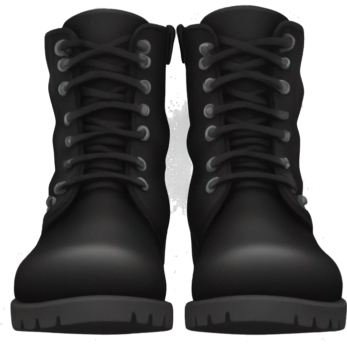 Black boots emoji
