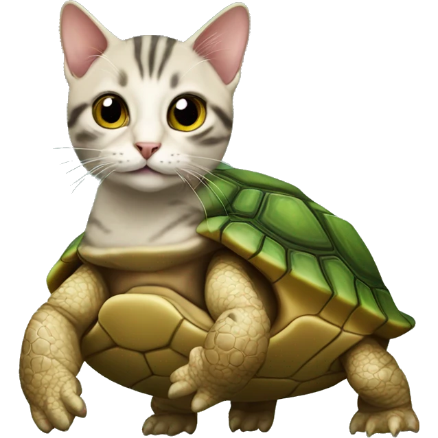 Cat turtle hybrid emoji