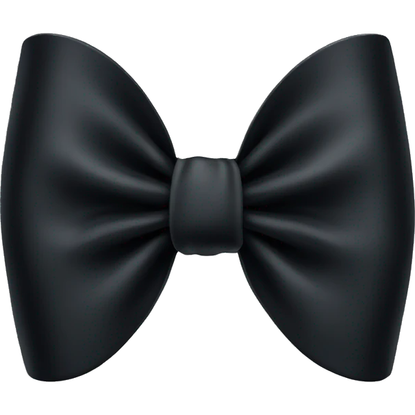 black bow emoji
