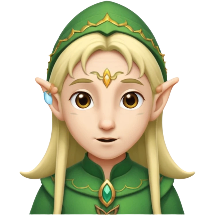 elf long ears. emoji
