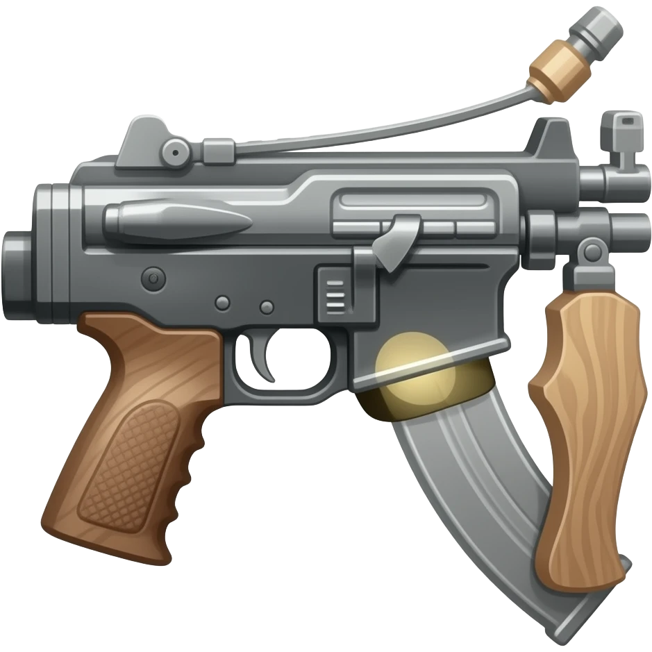 The Thompson submachine gun emoji