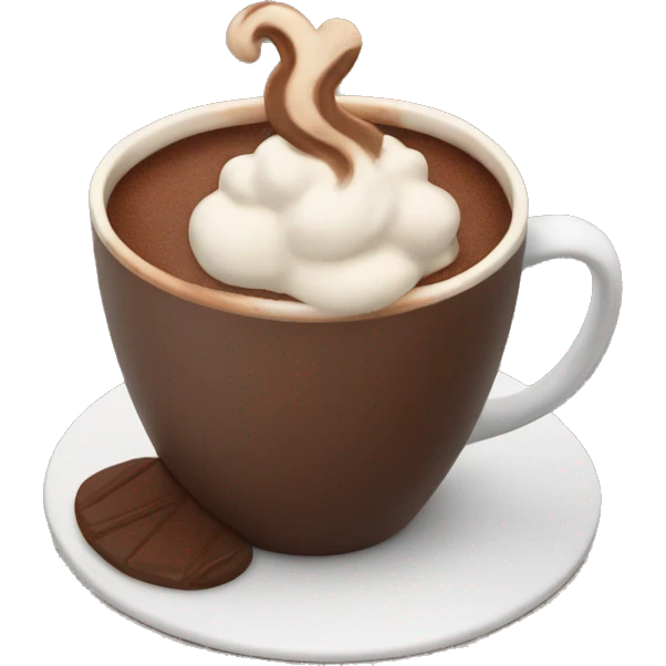hot chocolate in a cup emoji